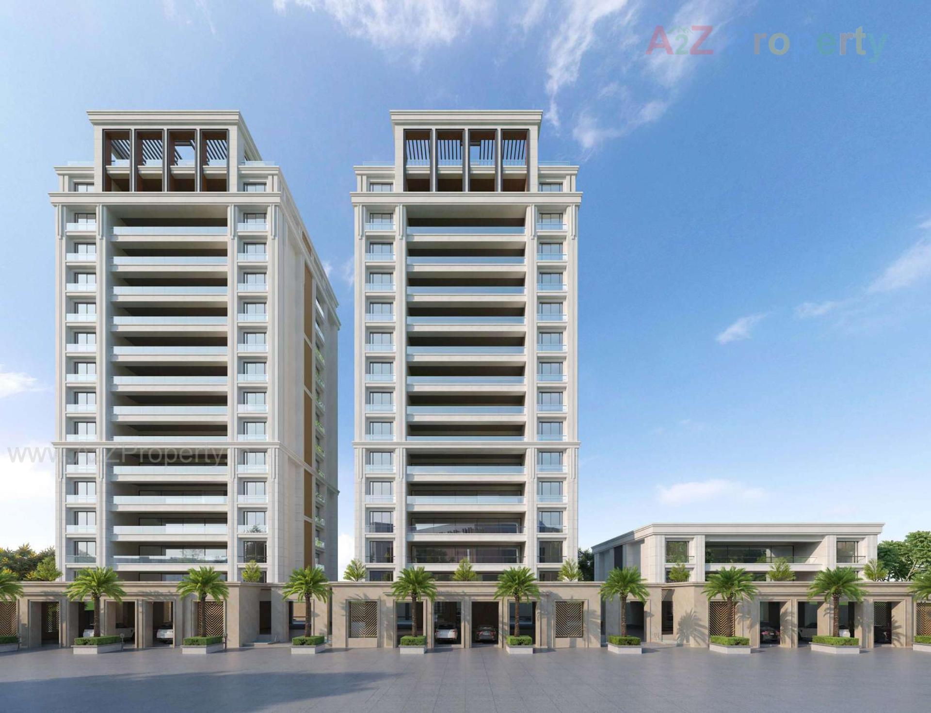 3D Elevation of real estate project Spenser X Marina located at Khanpur, Vadodara, Gujarat