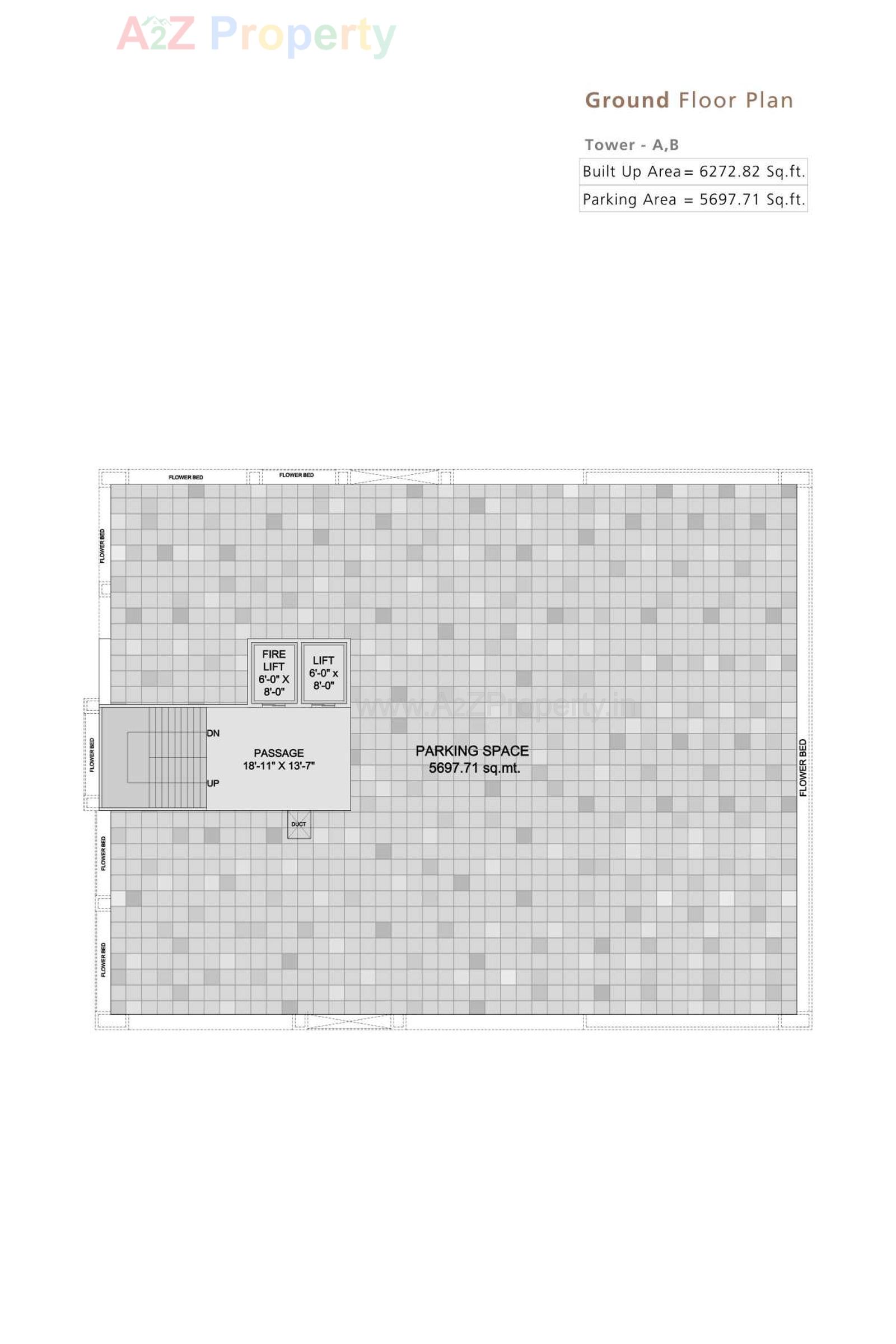 Layout of real estate project Spenser X Marina located at Khanpur, Vadodara, Gujarat