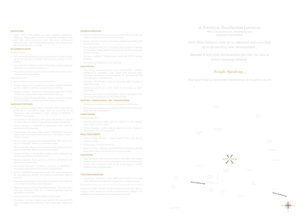  of real estate project Spenser X located at Khanpur, Vadodara, Gujarat