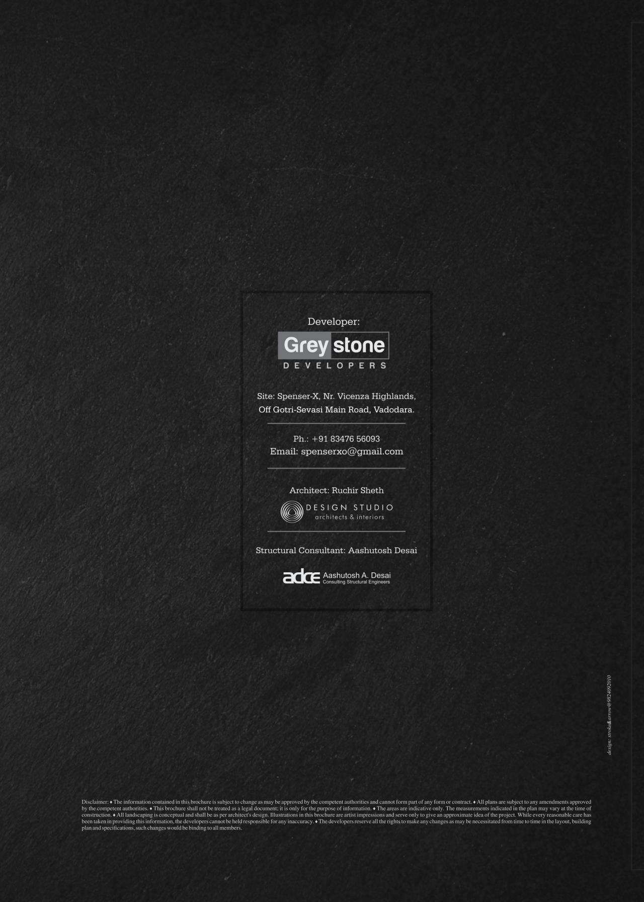  of real estate project Spenser X located at Khanpur, Vadodara, Gujarat