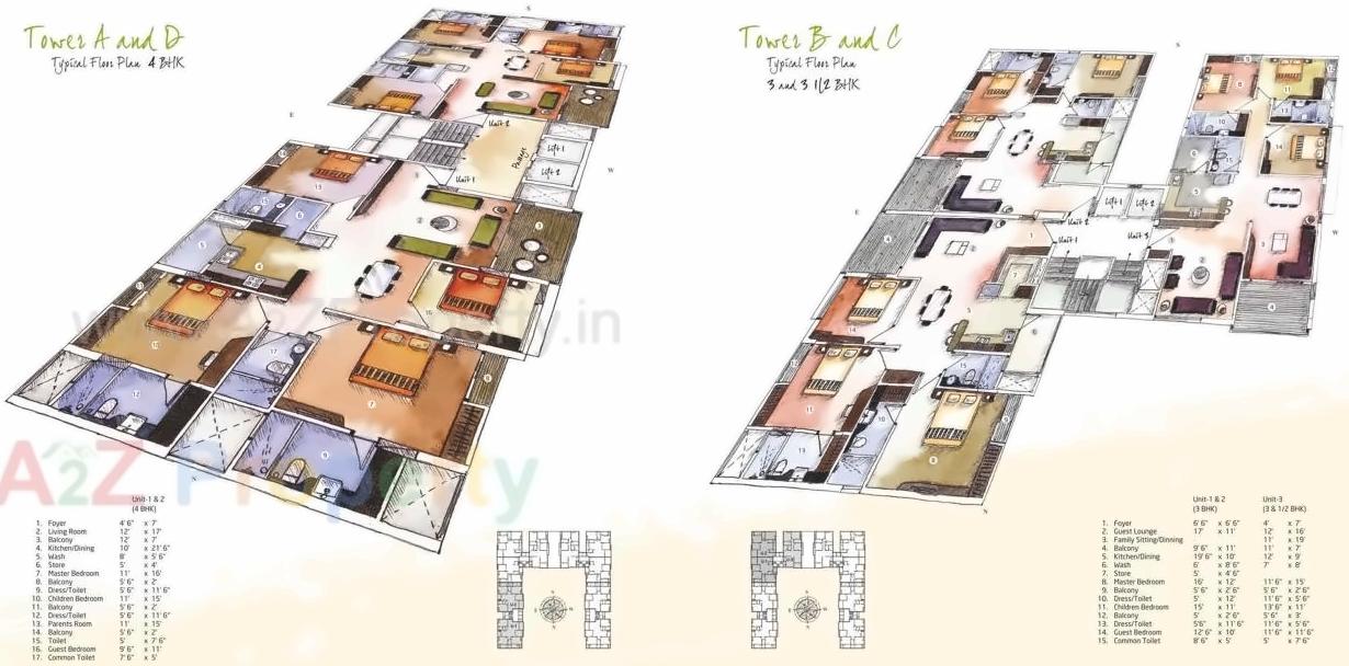 Layout of real estate project Spring Retreat located at Bhayli, Vadodara, Gujarat