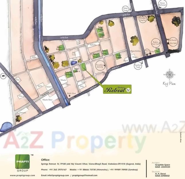  of real estate project Spring Retreat located at Bhayli, Vadodara, Gujarat