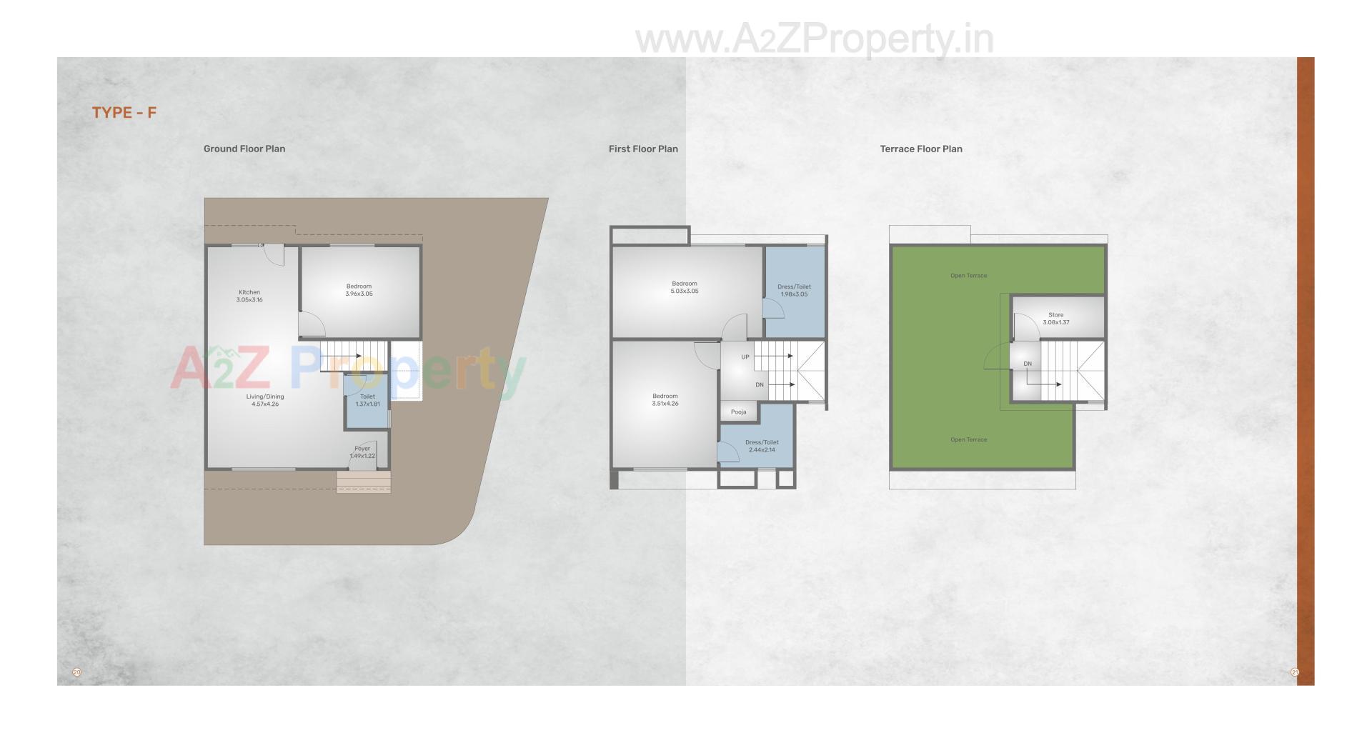 Layout of real estate project Spring Woods located at Tarsali, Vadodara, Gujarat