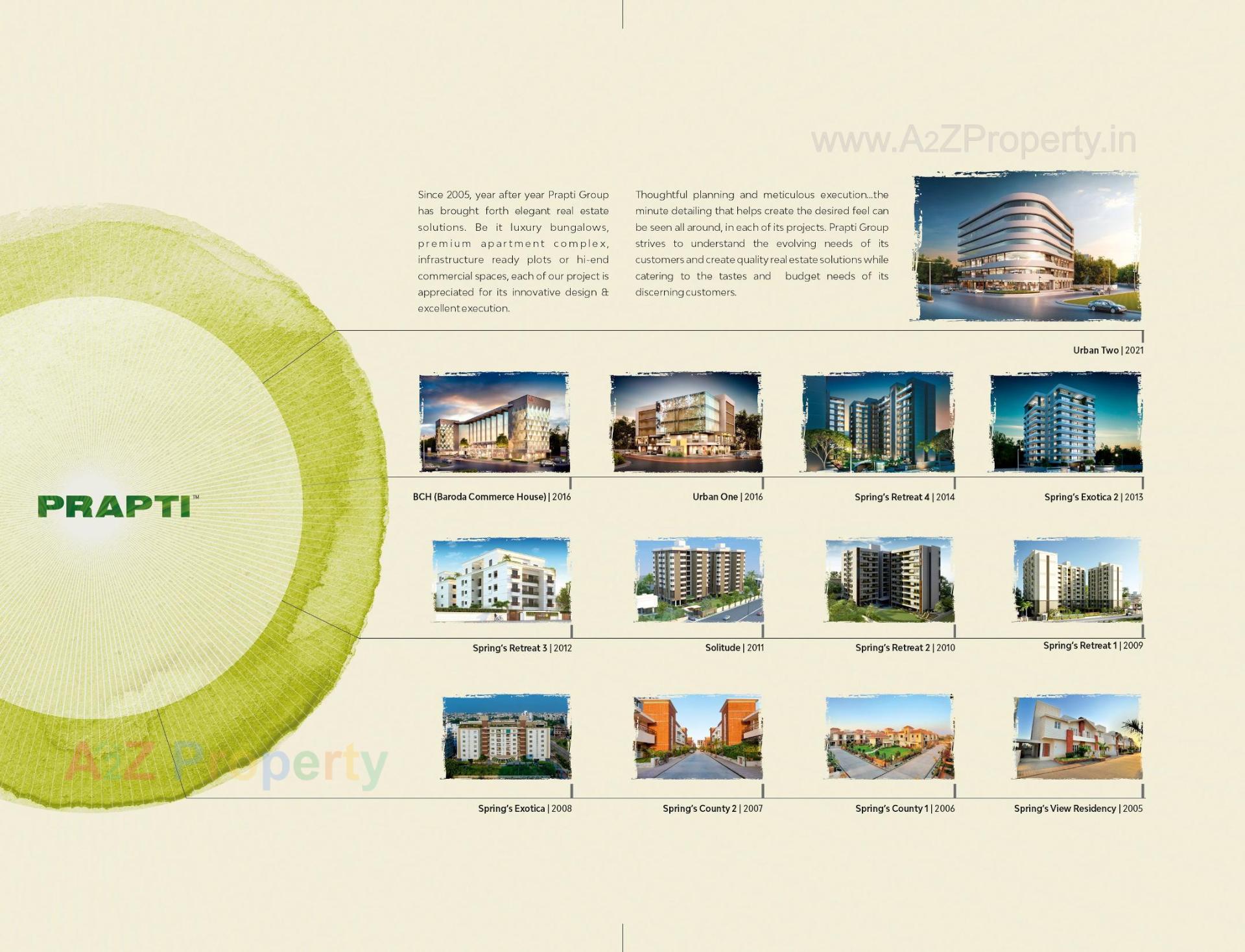  of real estate project Springs County located at Bhayli, Vadodara, Gujarat
