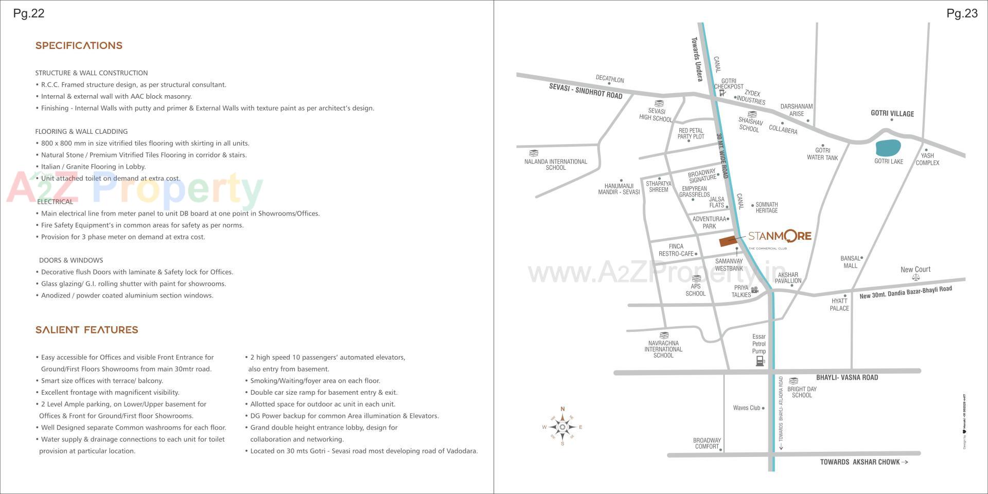 of real estate project Stanmore located at Sevasi, Vadodara, Gujarat