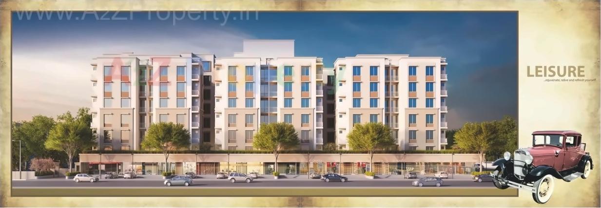 3D Elevation of real estate project Star City located at Tandalja, Vadodara, Gujarat