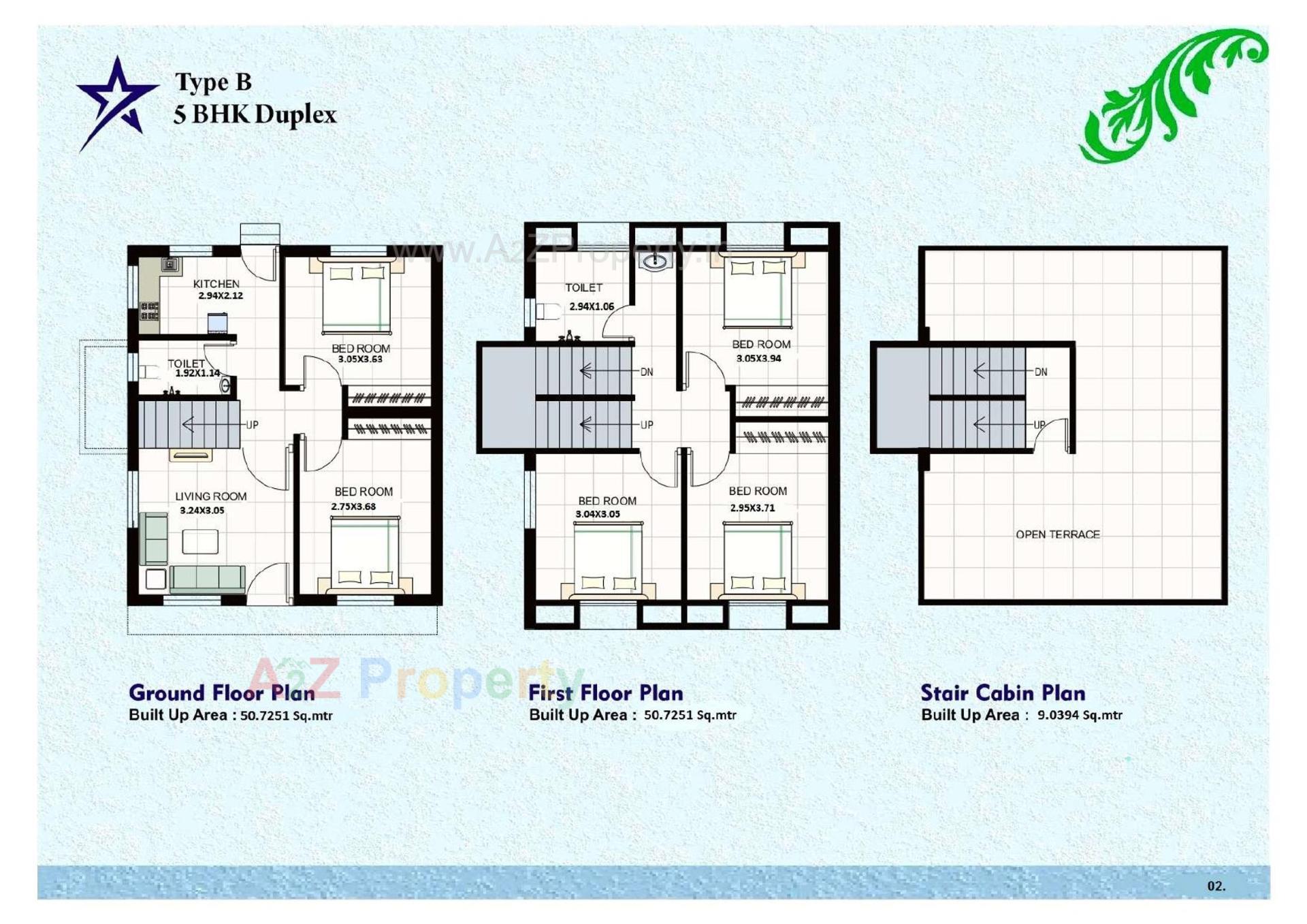 Layout of real estate project Star Residency located at Padra, Vadodara, Gujarat