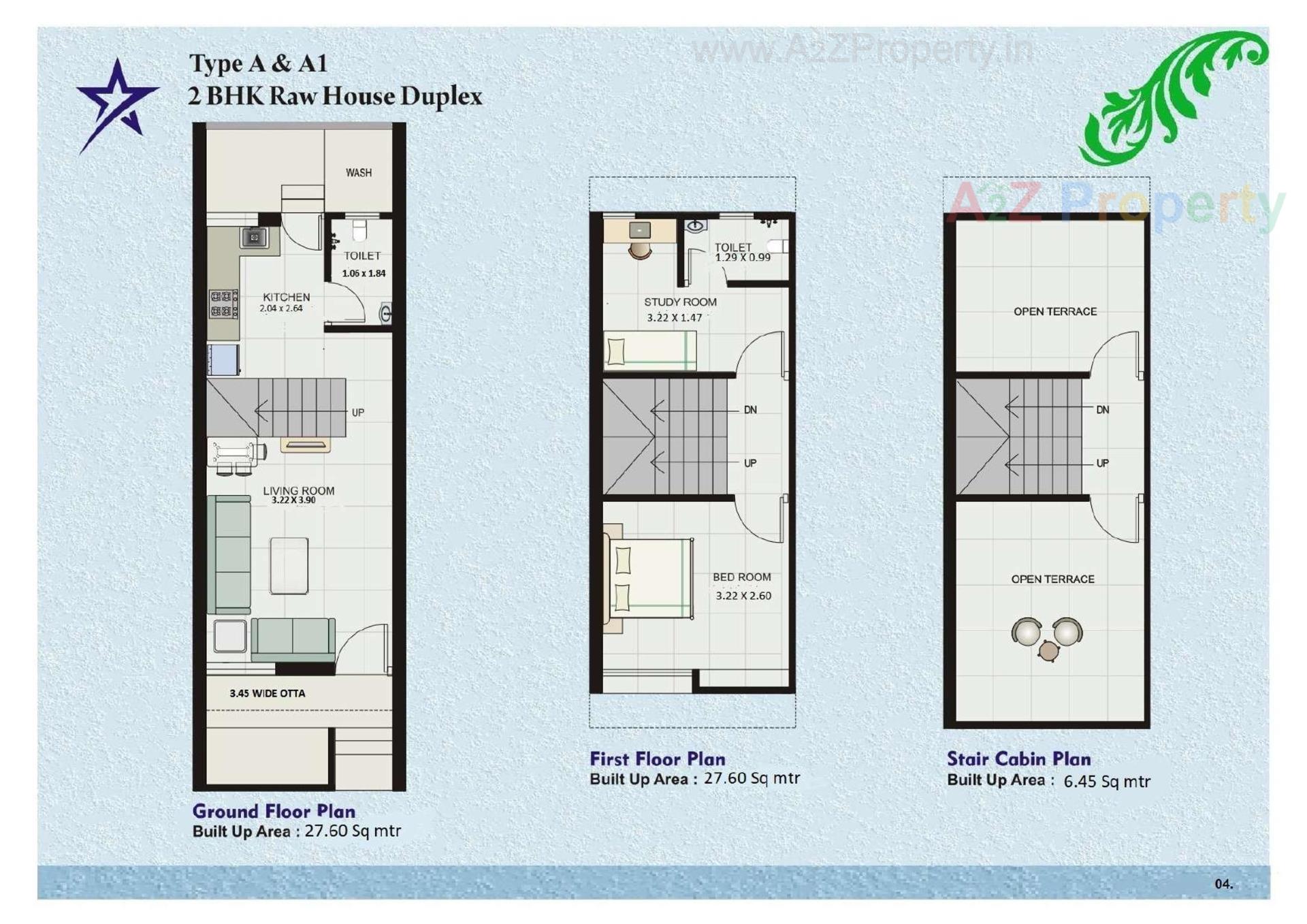 Layout of real estate project Star Residency located at Padra, Vadodara, Gujarat