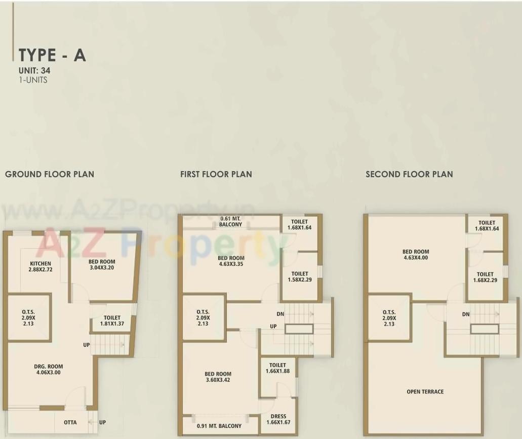 Layout of real estate project Sthapatya Shreem located at Sevasi, Vadodara, Gujarat