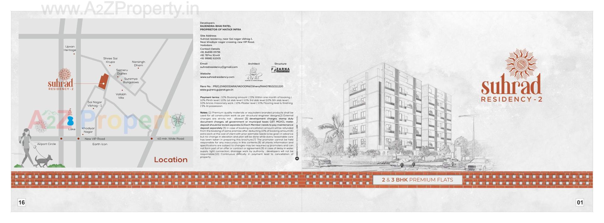  of real estate project Suhrad Residency located at Sayajipura, Vadodara, Gujarat