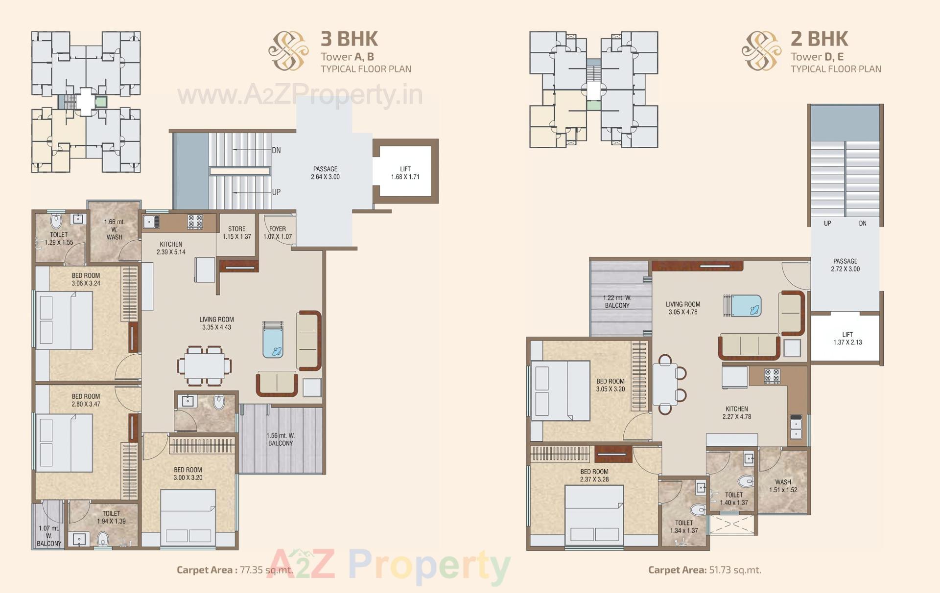 Layout of real estate project Sukhdham Signature () located at Vadodara, Vadodara, Gujarat