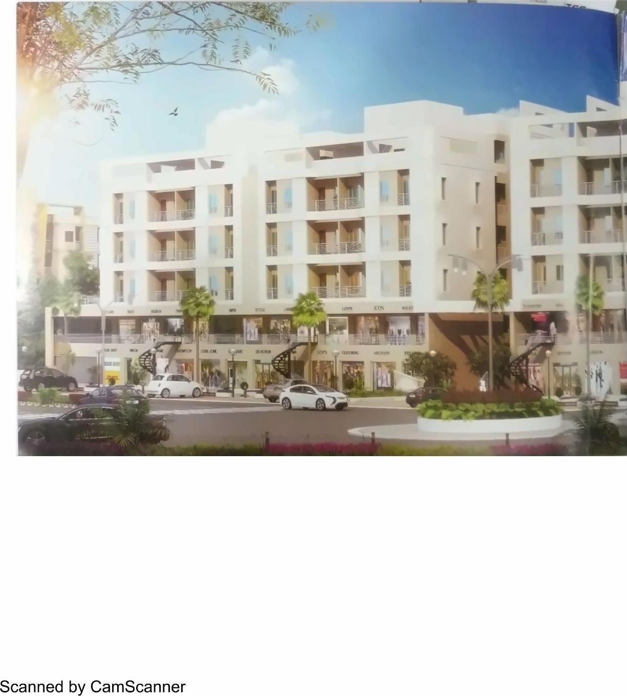3D Elevation of real estate project Sun Crest located at Tandalaja, Vadodara, Gujarat