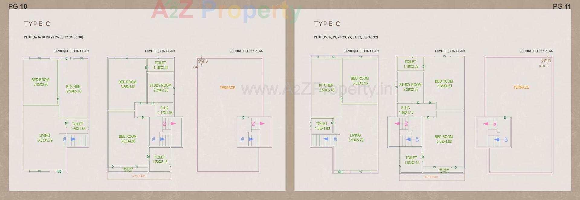 Layout of real estate project Sun Exotica located at Tarsali, Vadodara, Gujarat