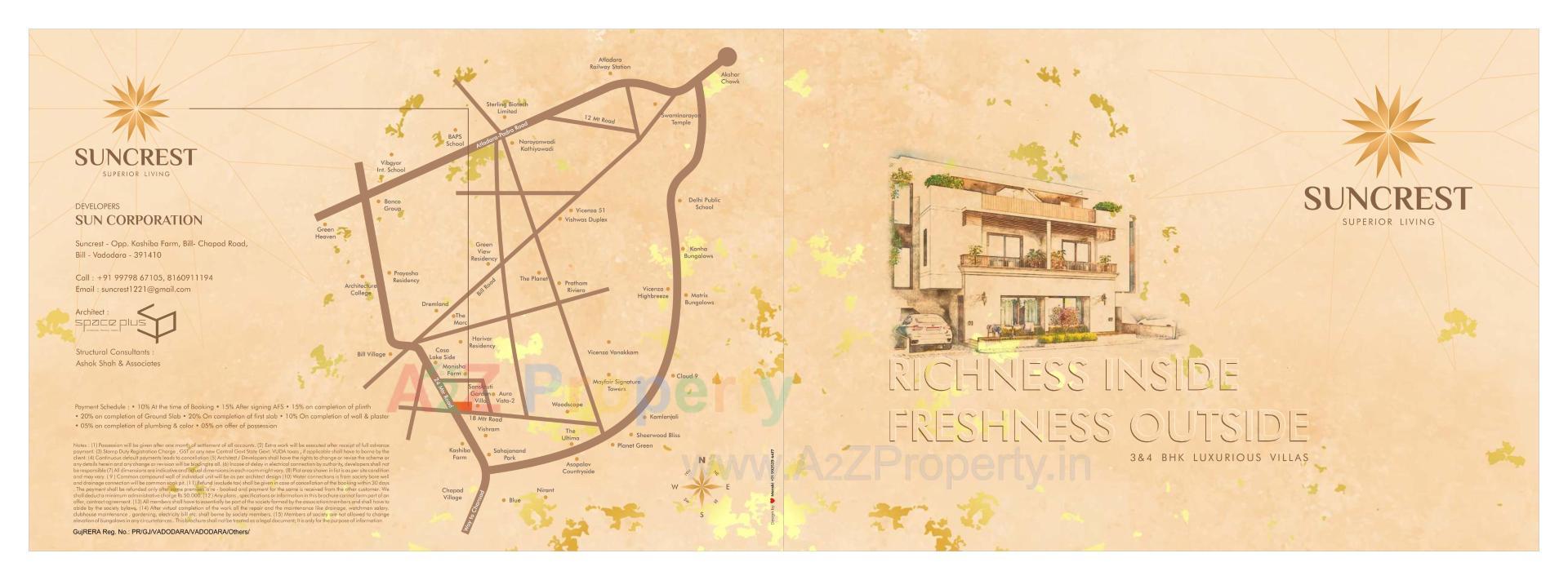  of real estate project Suncrest located at Bil, Vadodara, Gujarat