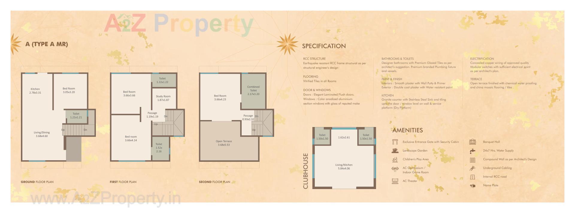 Layout of real estate project Suncrest located at Bil, Vadodara, Gujarat