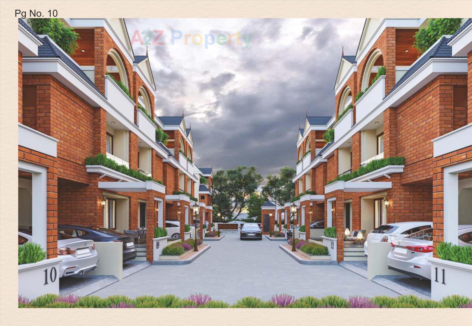 3D Elevation of real estate project Sundar One Villa located at At Makarpura, Vadodara, Gujarat