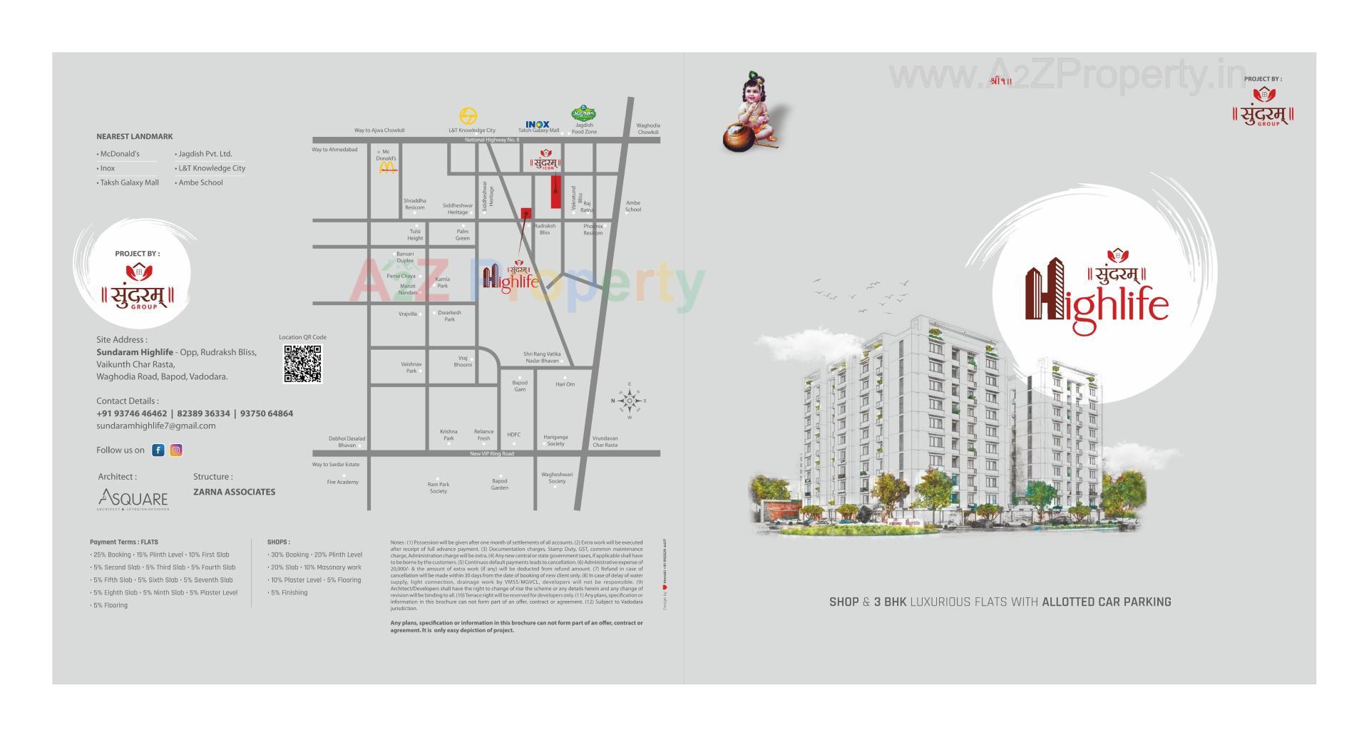  of real estate project Sundaram Highlife located at Bapod, Vadodara, Gujarat