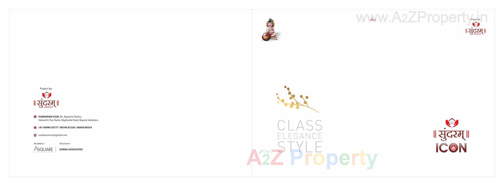  of real estate project Sundaram Icon located at Bapod, Vadodara, Gujarat