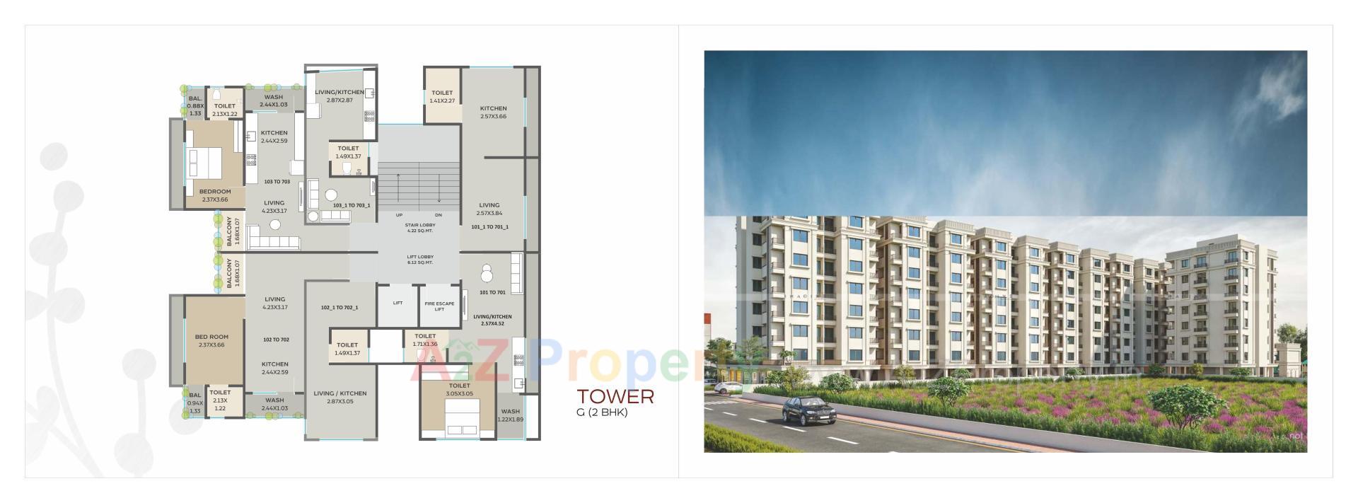 Layout of real estate project Sundaram Icon located at Bapod, Vadodara, Gujarat