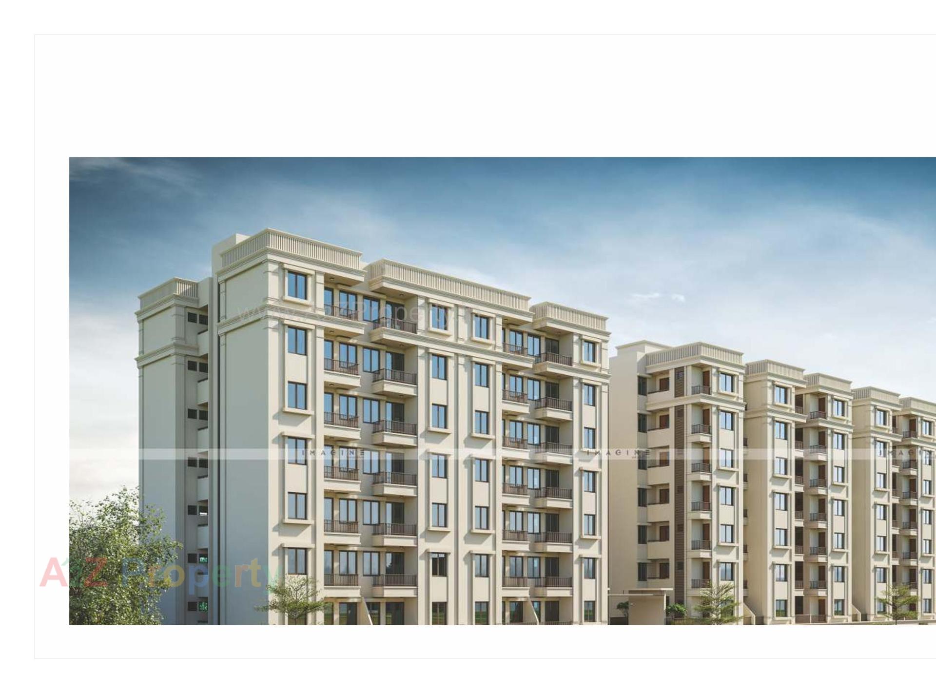3D Elevation of real estate project Sundaram Icon located at Bapod, Vadodara, Gujarat