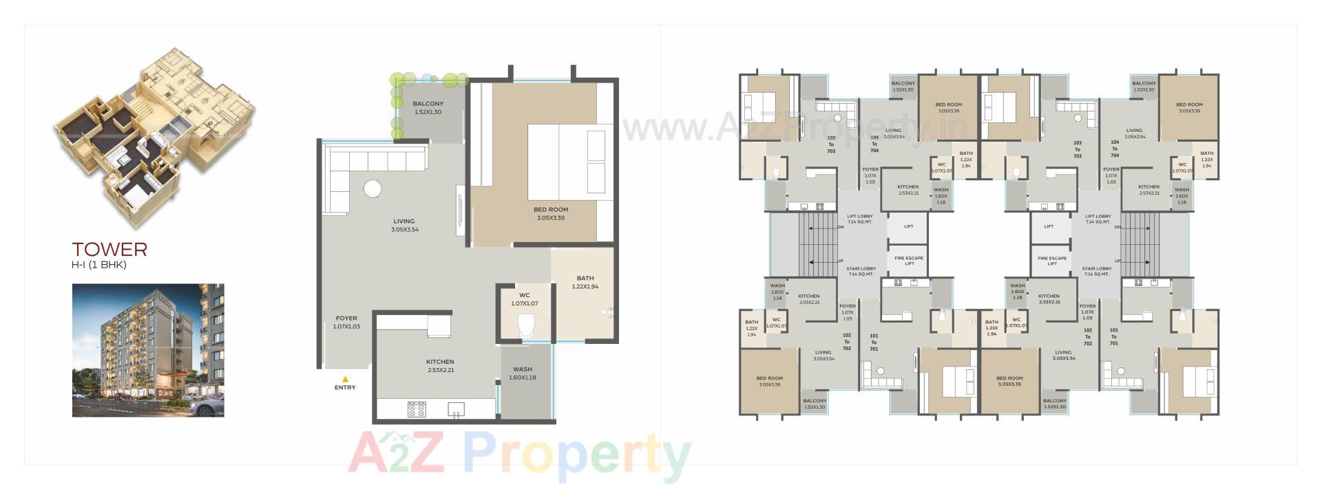 Layout of real estate project Sundaram Icon located at Bapod, Vadodara, Gujarat