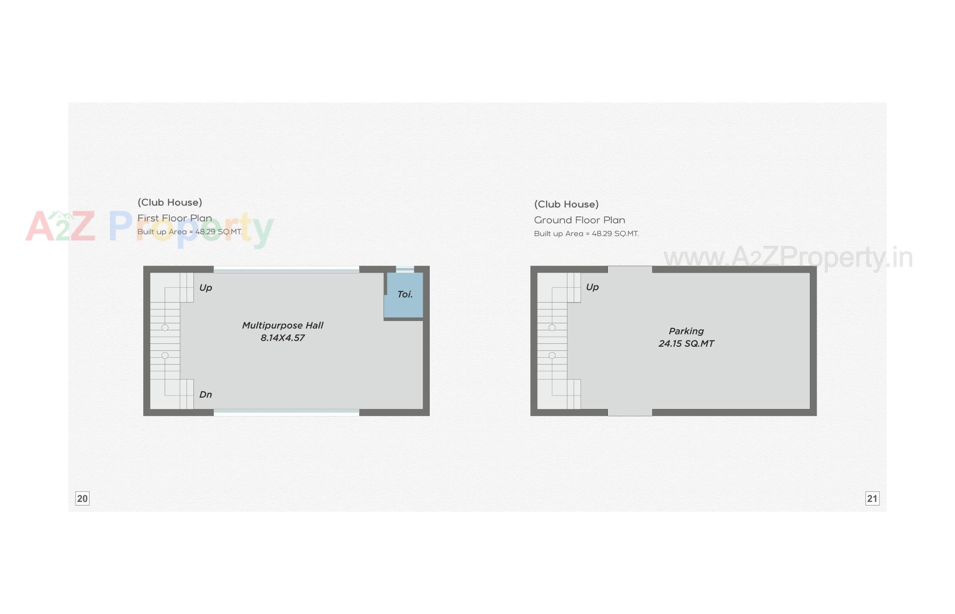 Layout of real estate project Sundaram Skyline located at Tarsali, Vadodara, Gujarat
