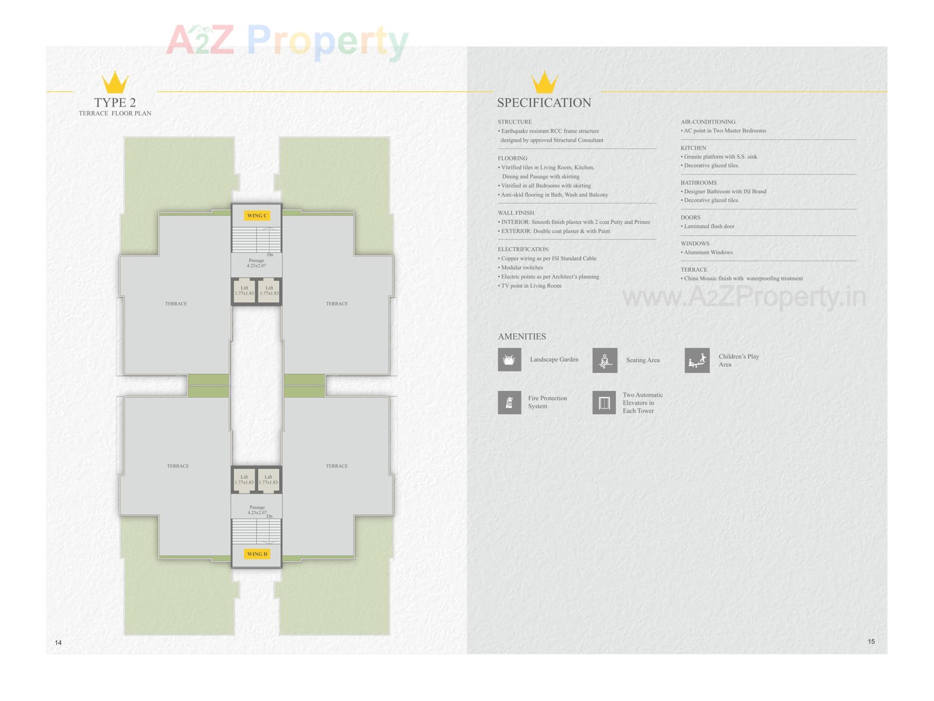 Layout of real estate project Sundaram Status located at Bapod, Vadodara, Gujarat