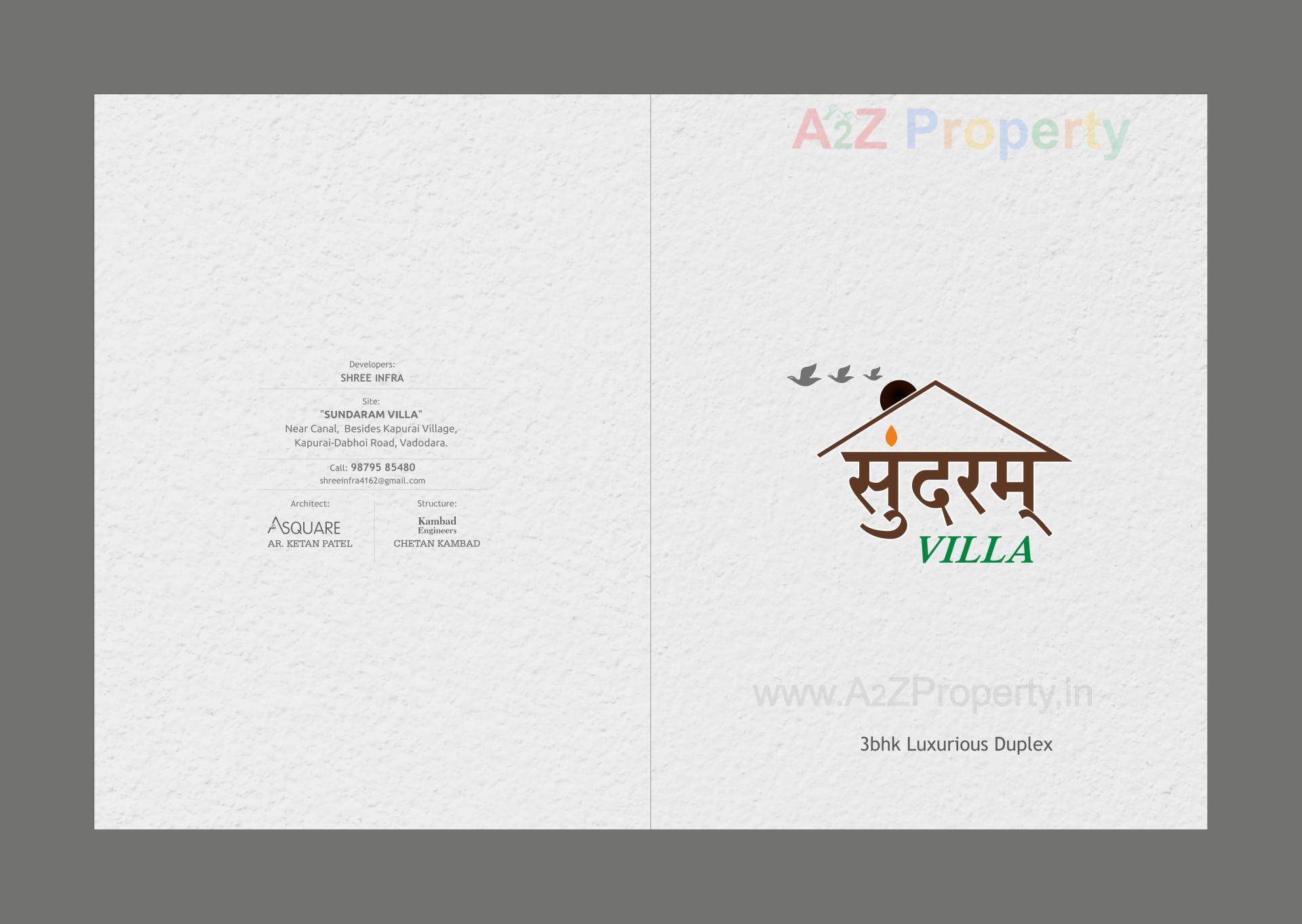  of real estate project Sundaram Villa located at Kapurai, Vadodara, Gujarat