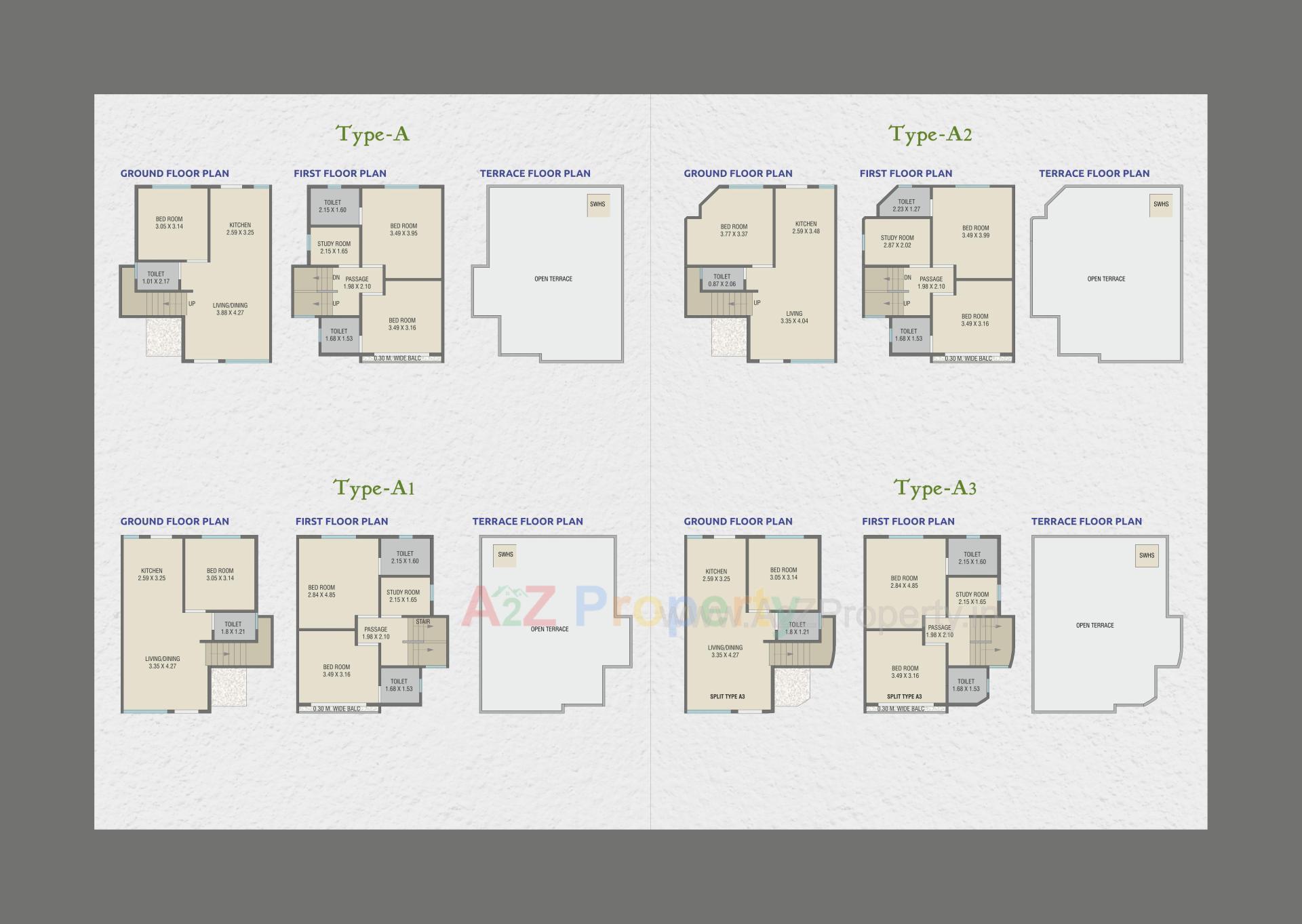 Layout of real estate project Sundaram Villa located at Kapurai, Vadodara, Gujarat