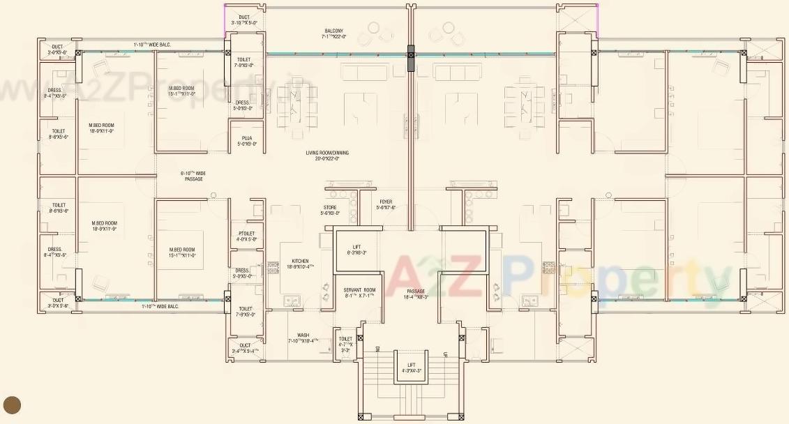 Layout of real estate project Suramya Altis located at Akota, Vadodara, Gujarat