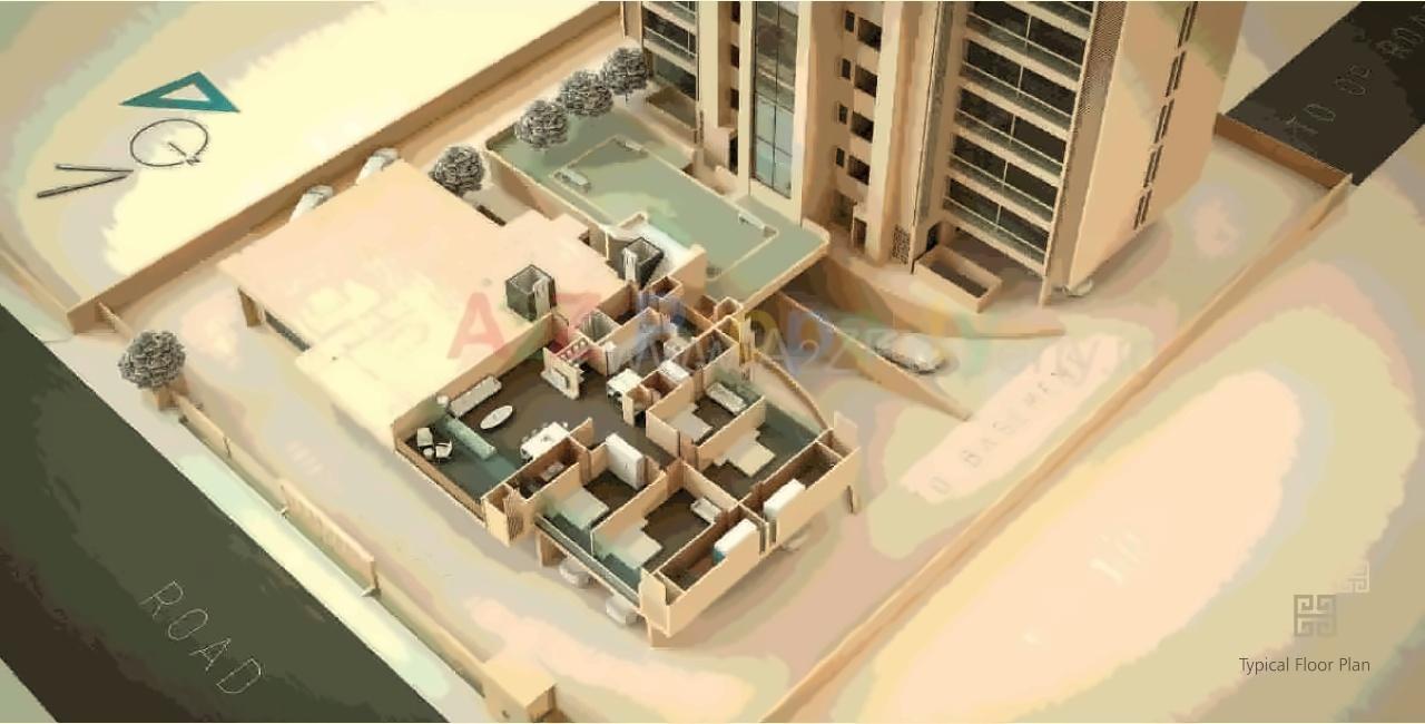  of real estate project Suramya Altis located at Akota, Vadodara, Gujarat