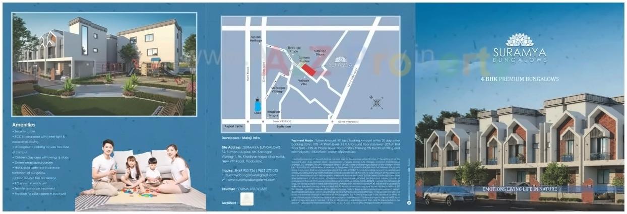  of real estate project Suramya Bungalows located at Savad, Vadodara, Gujarat