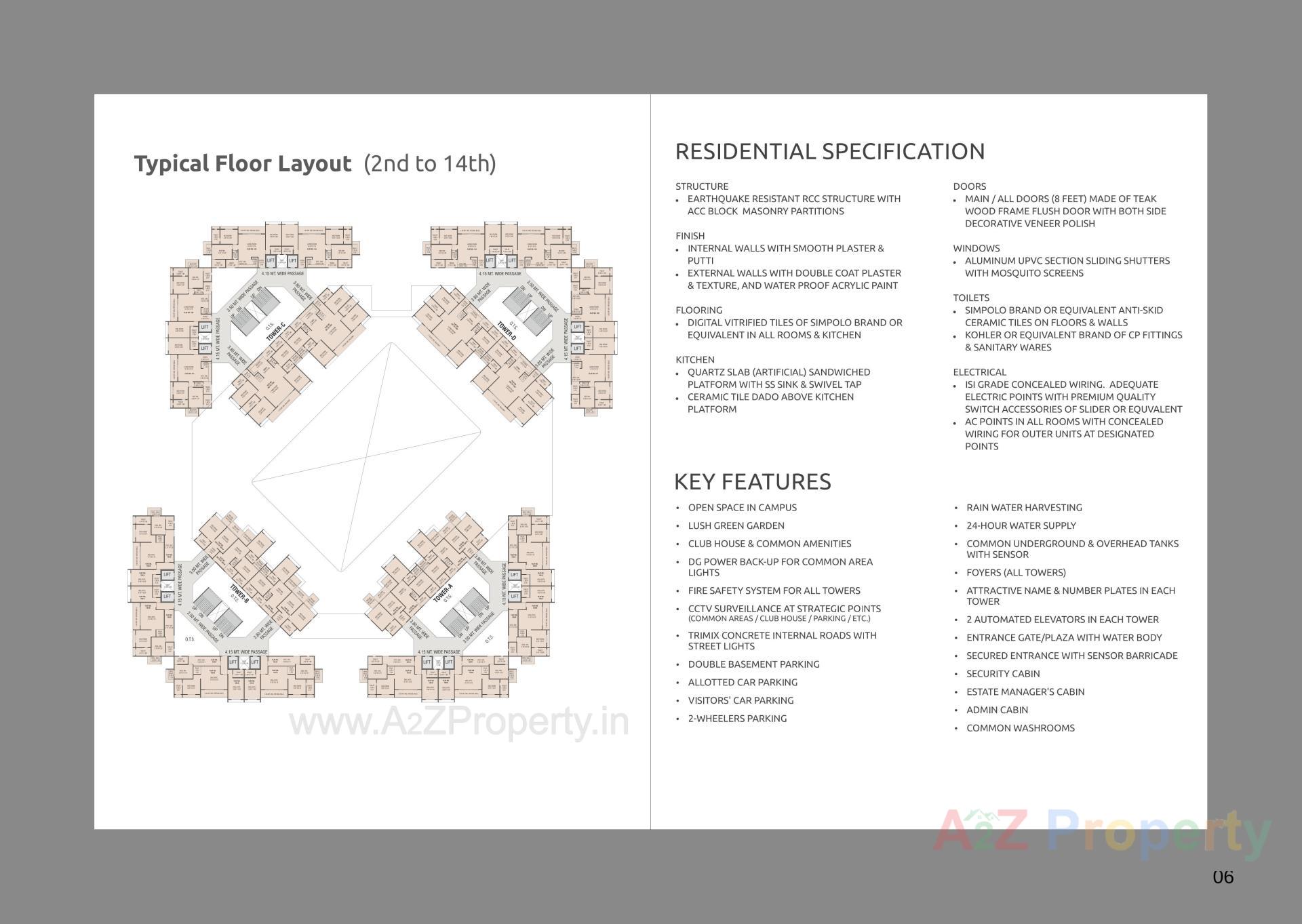  of real estate project Survi Pristine located at Manjalpur, Vadodara, Gujarat