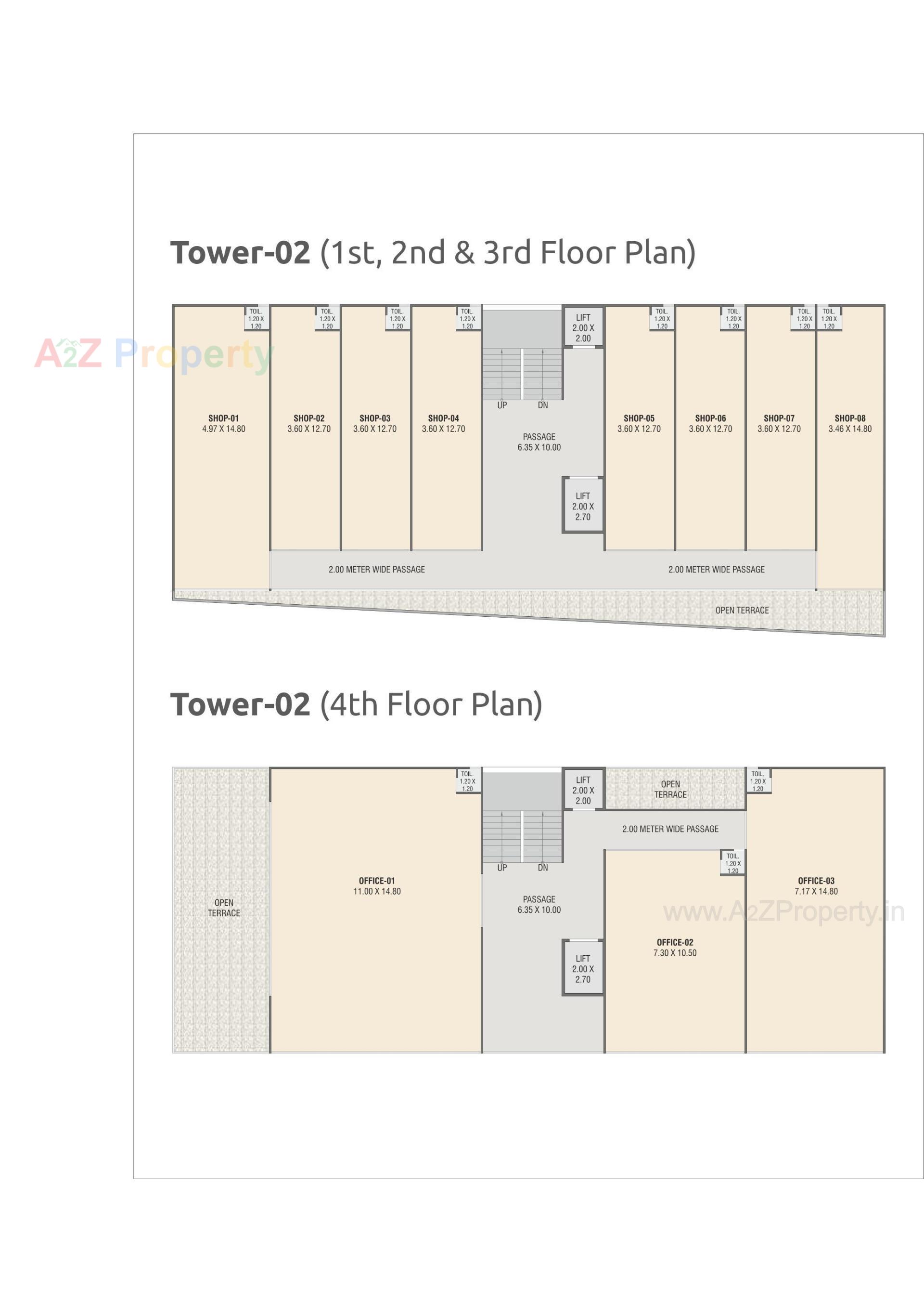 Layout of real estate project Survi Pristine located at Manjalpur, Vadodara, Gujarat