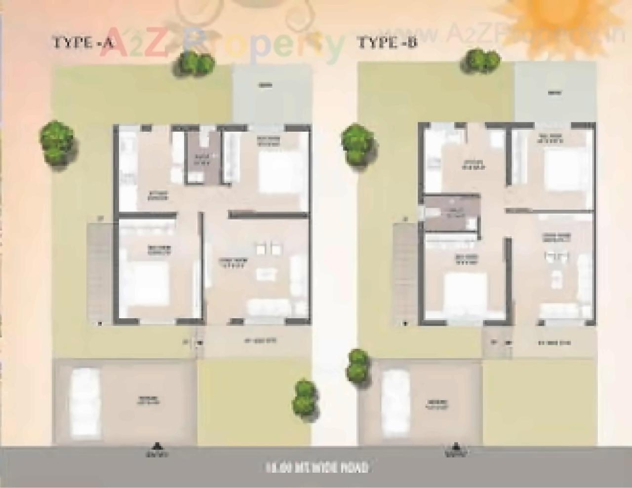 Layout of real estate project Suryadarshan located at Makarpura, Vadodara, Gujarat