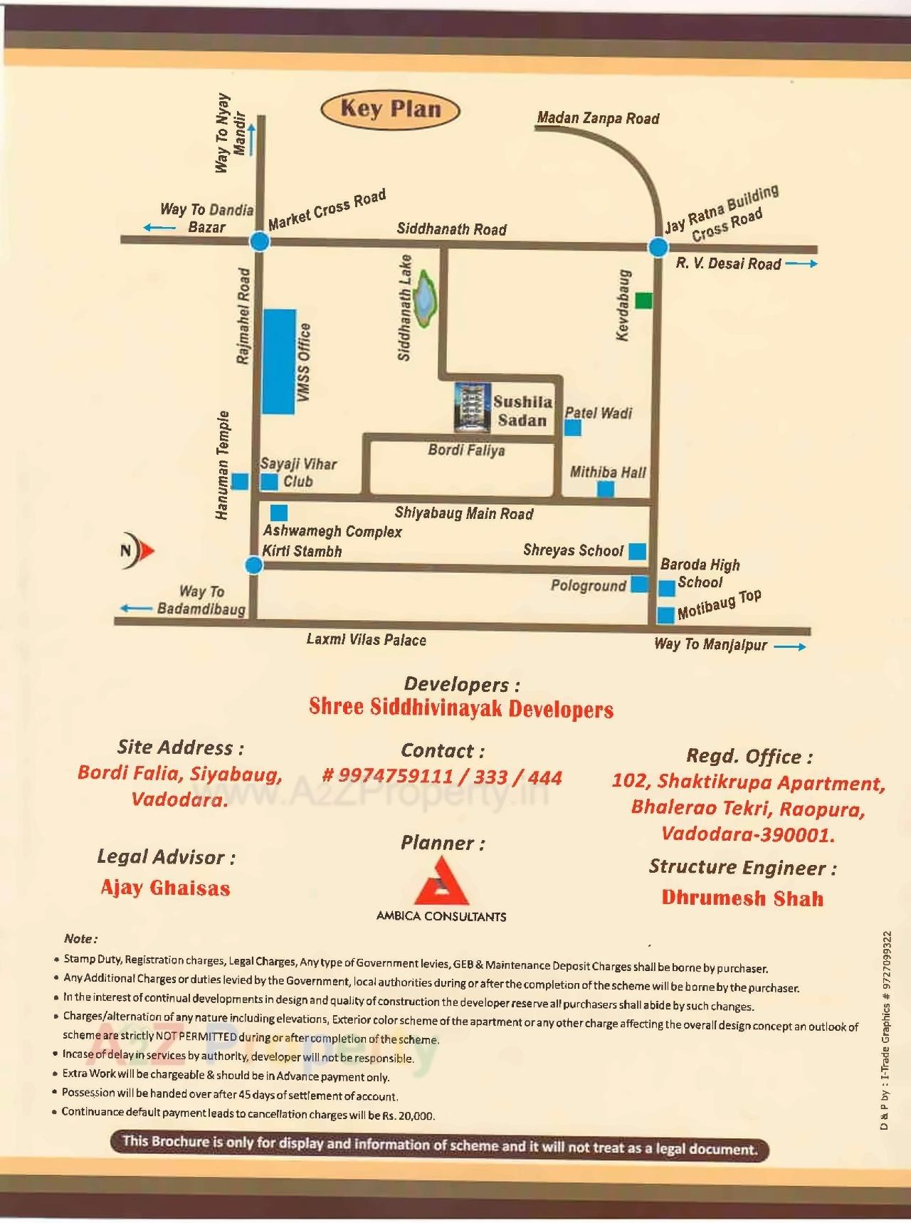  of real estate project Sushila Sadan located at Kasba, Vadodara, Gujarat