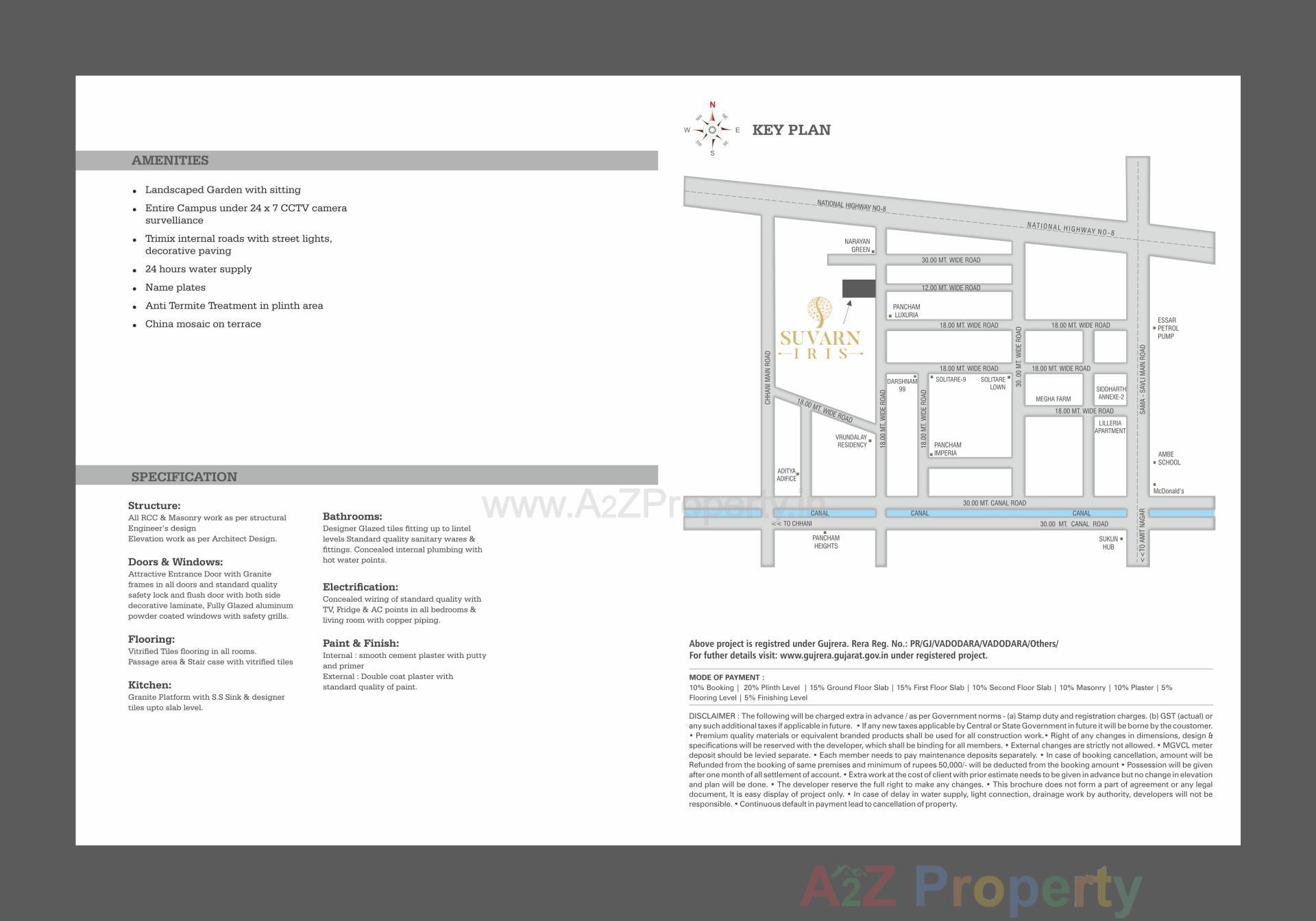  of real estate project Suvarn Iris located at Chhani, Vadodara, Gujarat