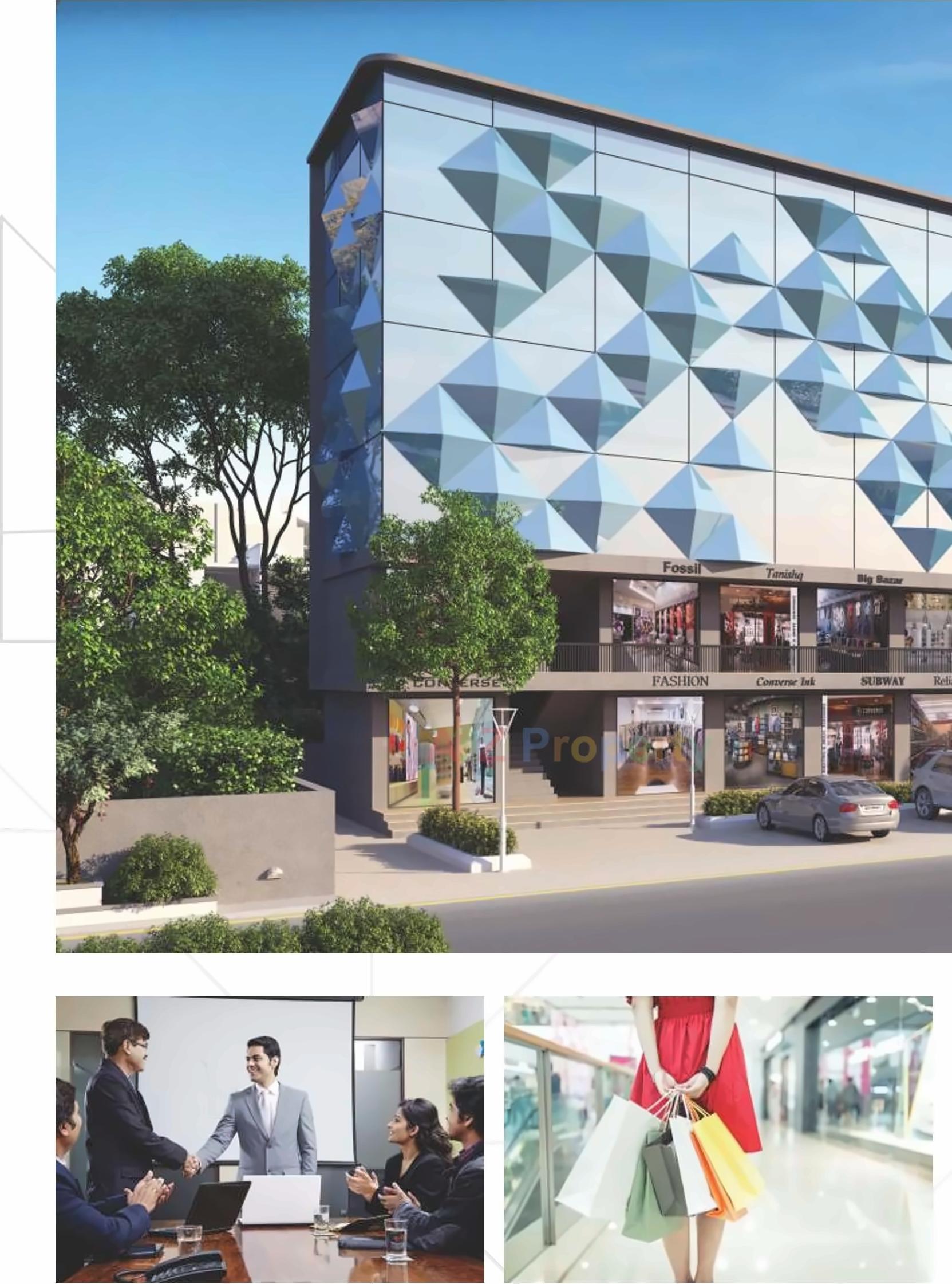 3D Elevation of real estate project Suvarna Icon located at Vadodara, Vadodara, Gujarat