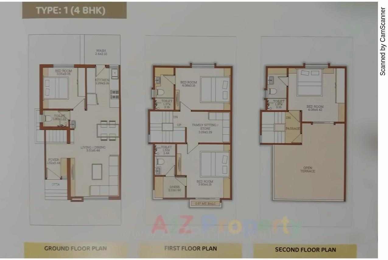 Layout of real estate project Swami Enclave located at Vadodara, Vadodara, Gujarat