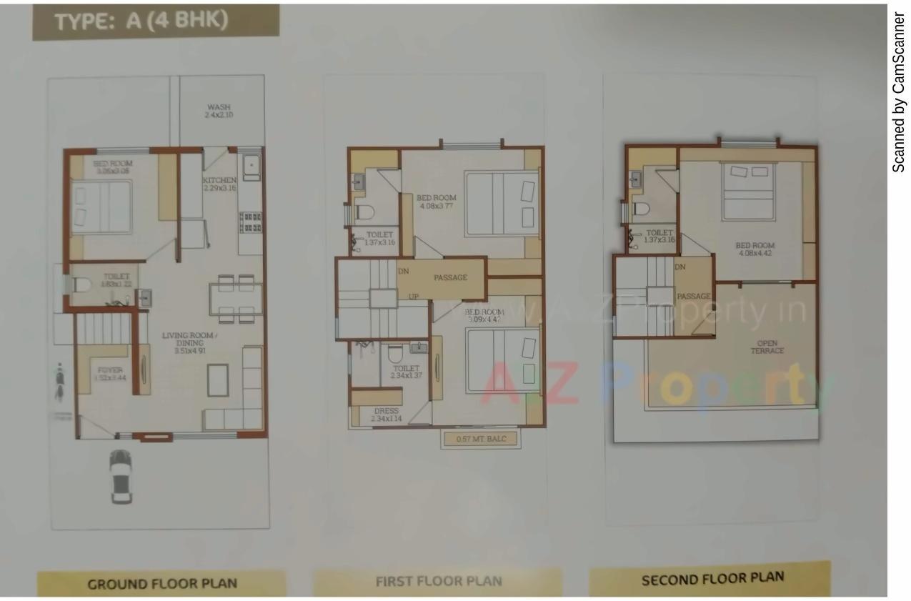 Layout of real estate project Swami Enclave located at Vadodara, Vadodara, Gujarat