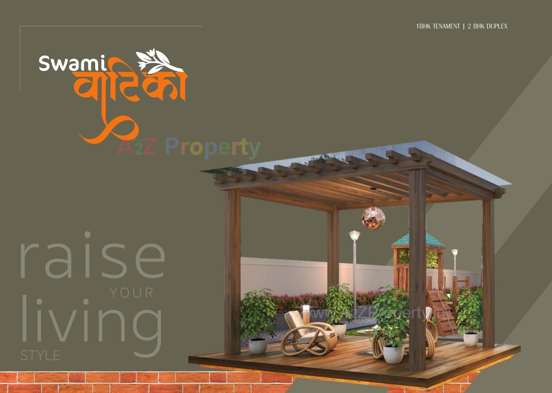 3D Elevation of real estate project Swami Vatika located at Vadadala, Vadodara, Gujarat