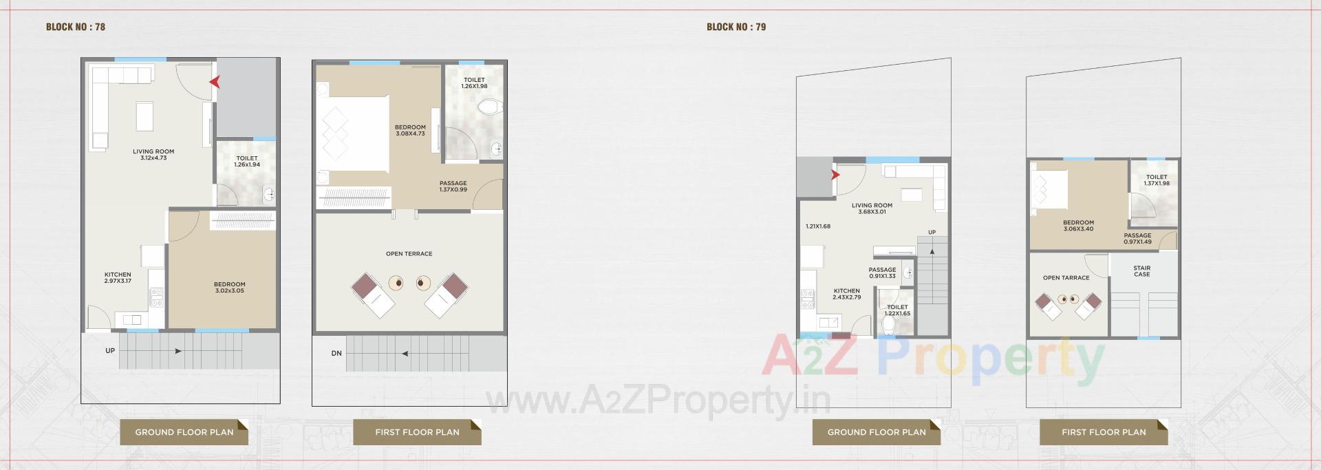 Layout of real estate project Swami Vatika located at Vadadala, Vadodara, Gujarat