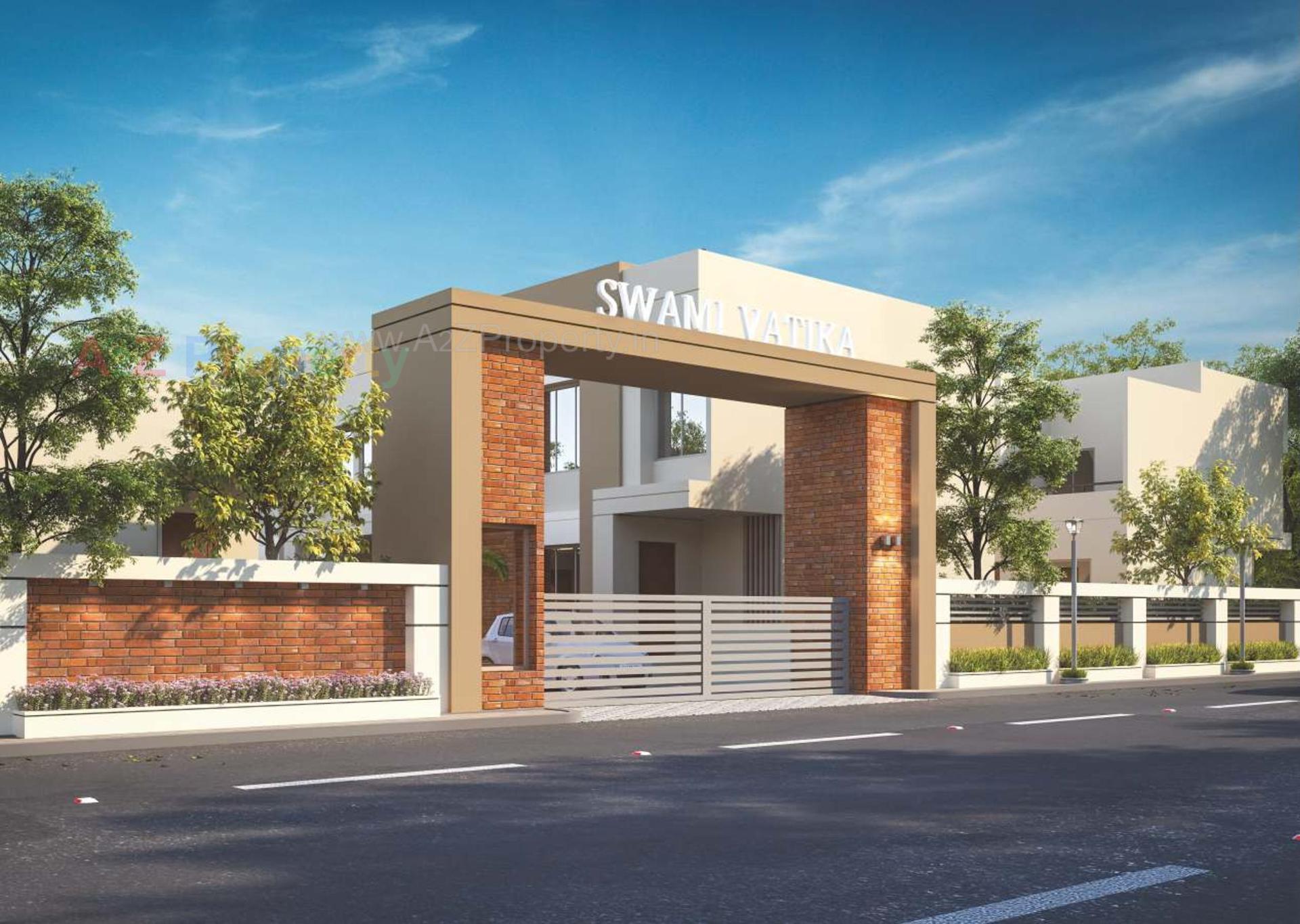 3D Elevation of real estate project Swami Vatika located at Vadadala, Vadodara, Gujarat