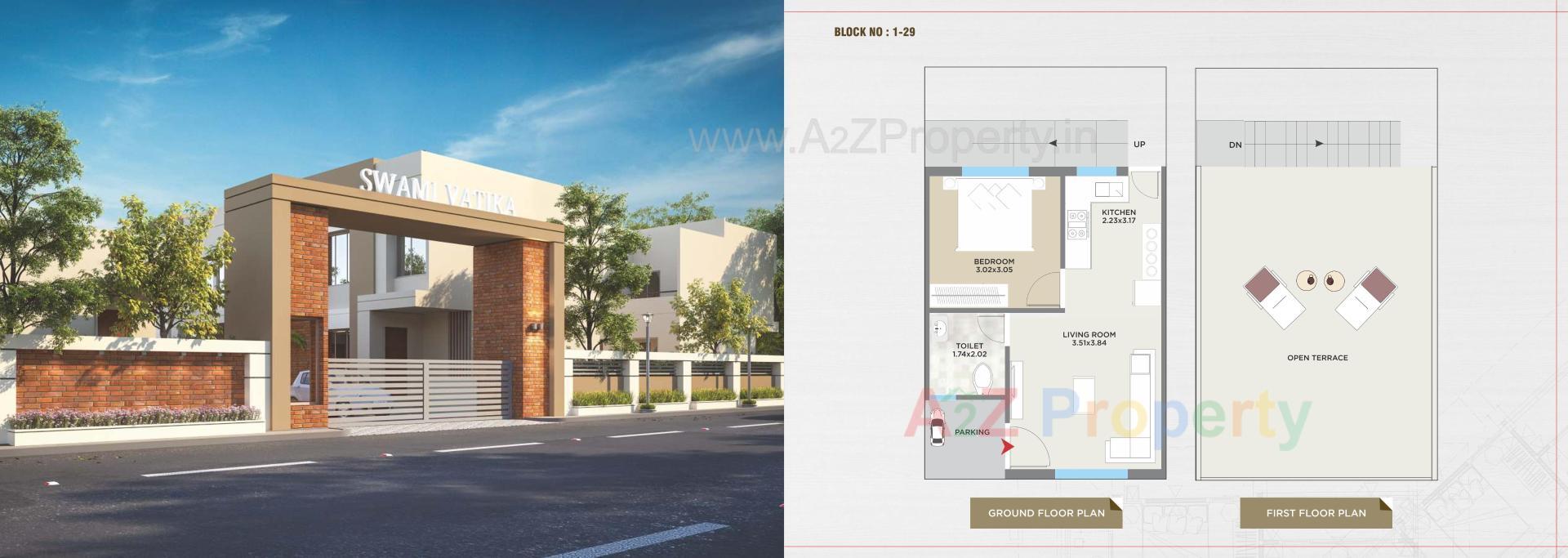  of real estate project Swami Vatika located at Vadadala, Vadodara, Gujarat