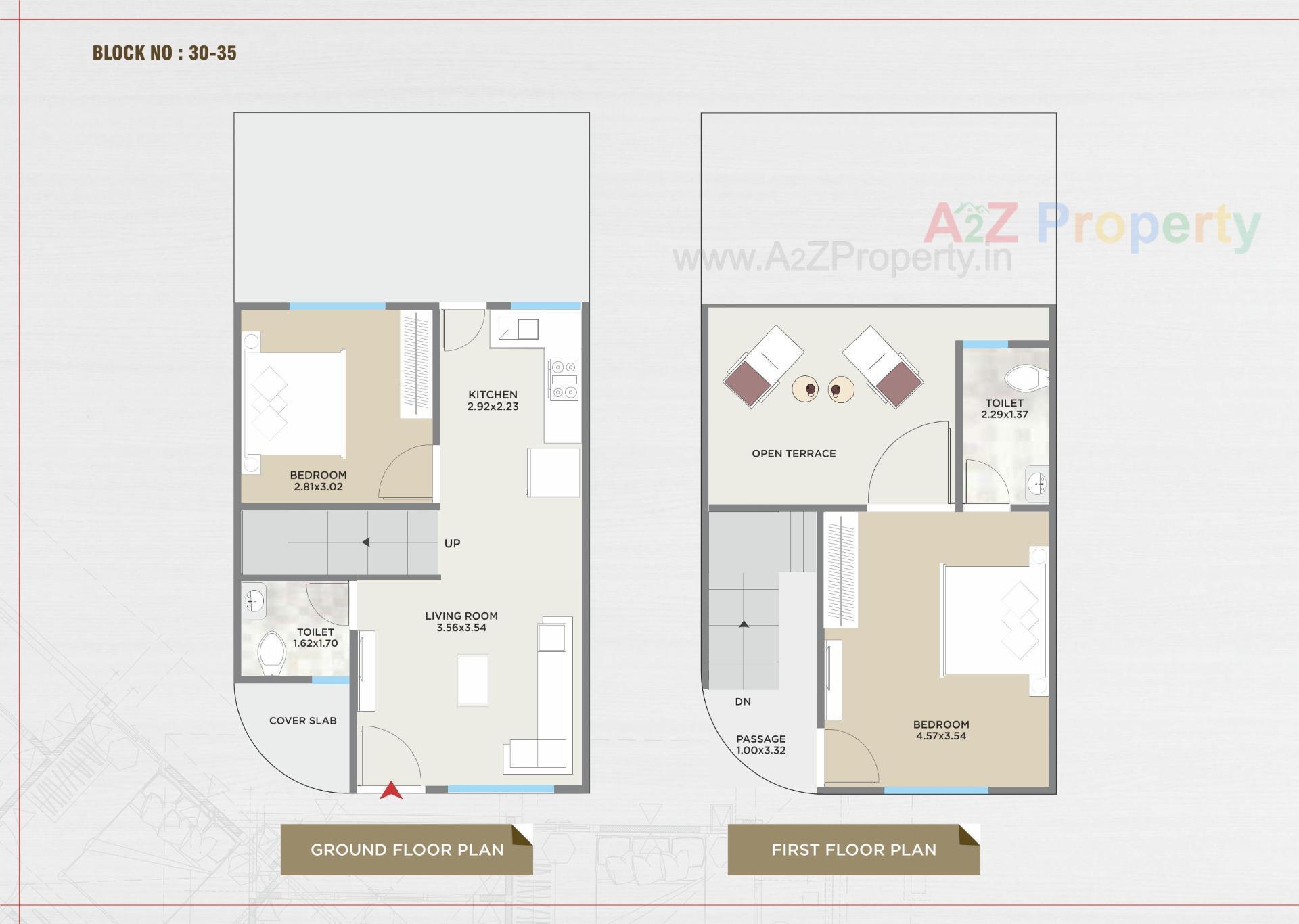 Layout of real estate project Swami Vatika located at Vadadala, Vadodara, Gujarat