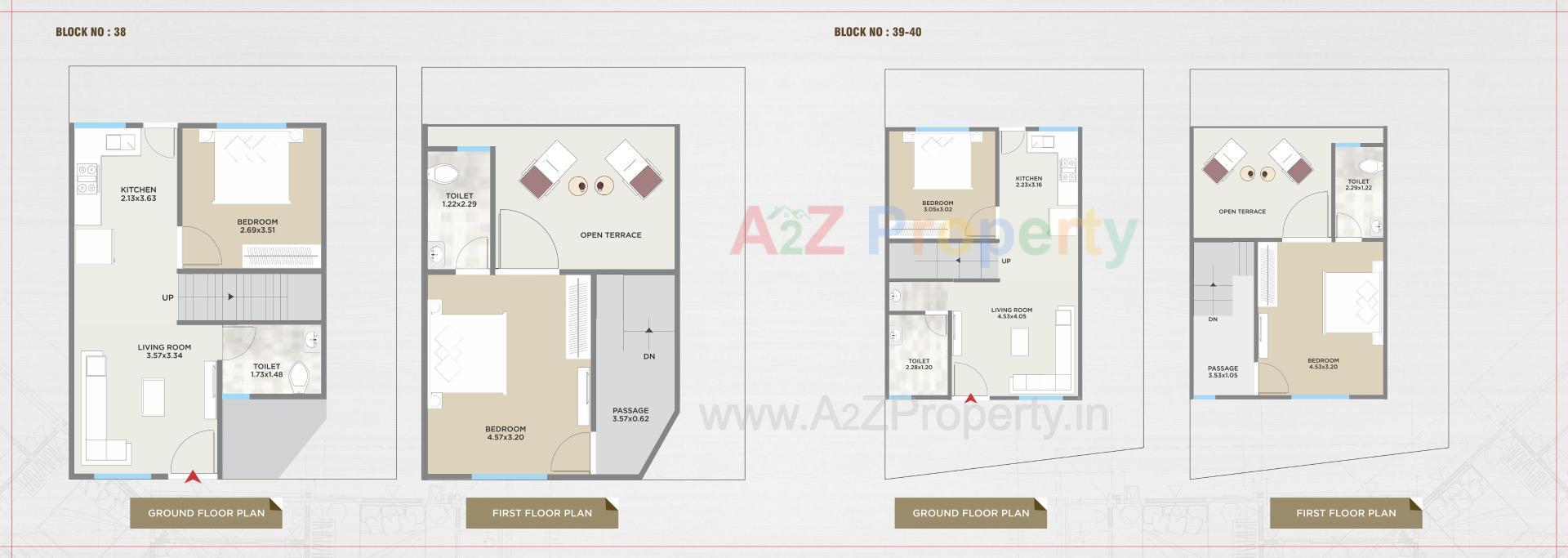 Layout of real estate project Swami Vatika located at Vadadala, Vadodara, Gujarat