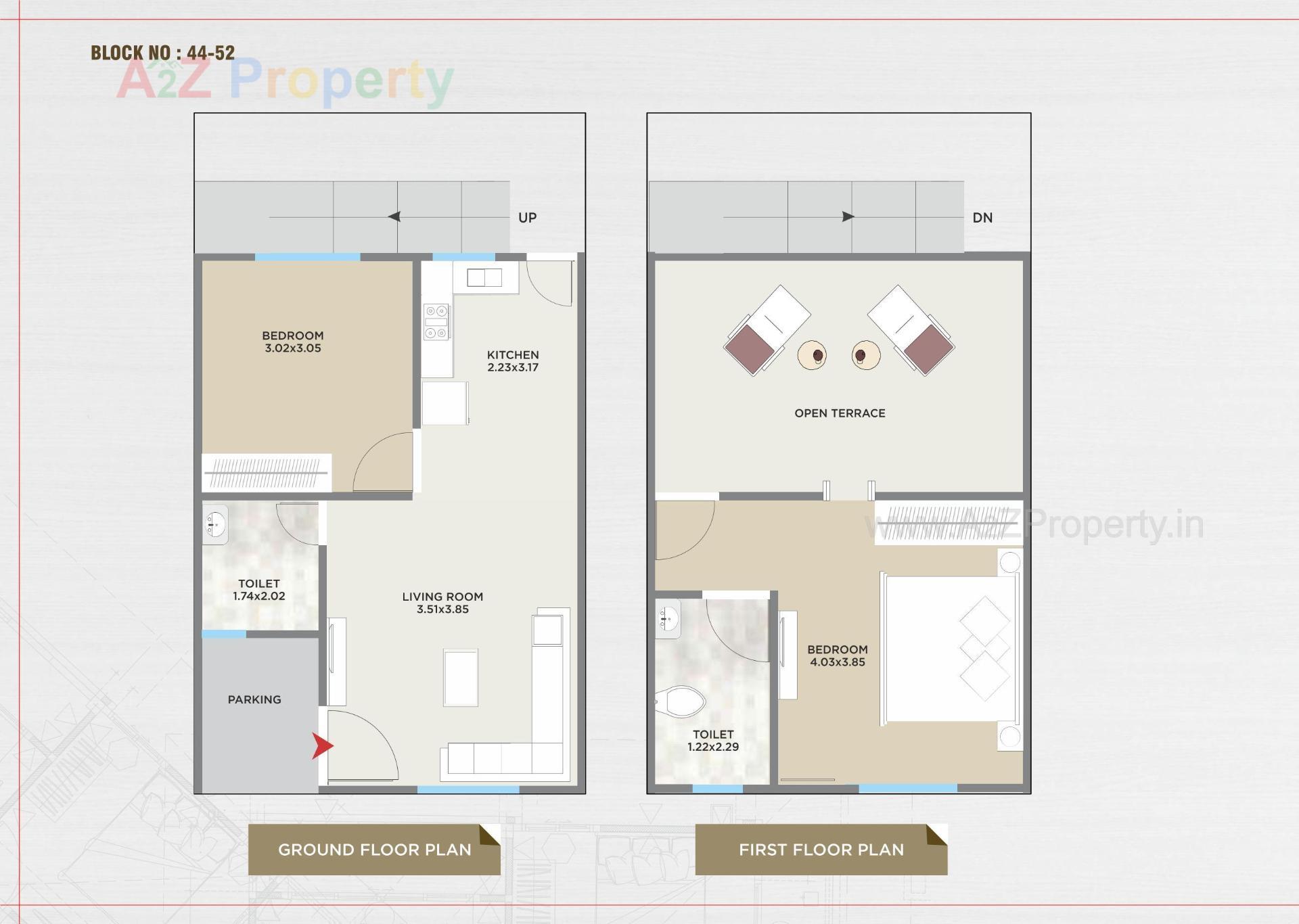 Layout of real estate project Swami Vatika located at Vadadala, Vadodara, Gujarat