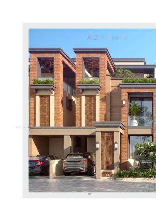 Elevation of real estate project Swarnim Space located at Kalali, Vadodara, Gujarat