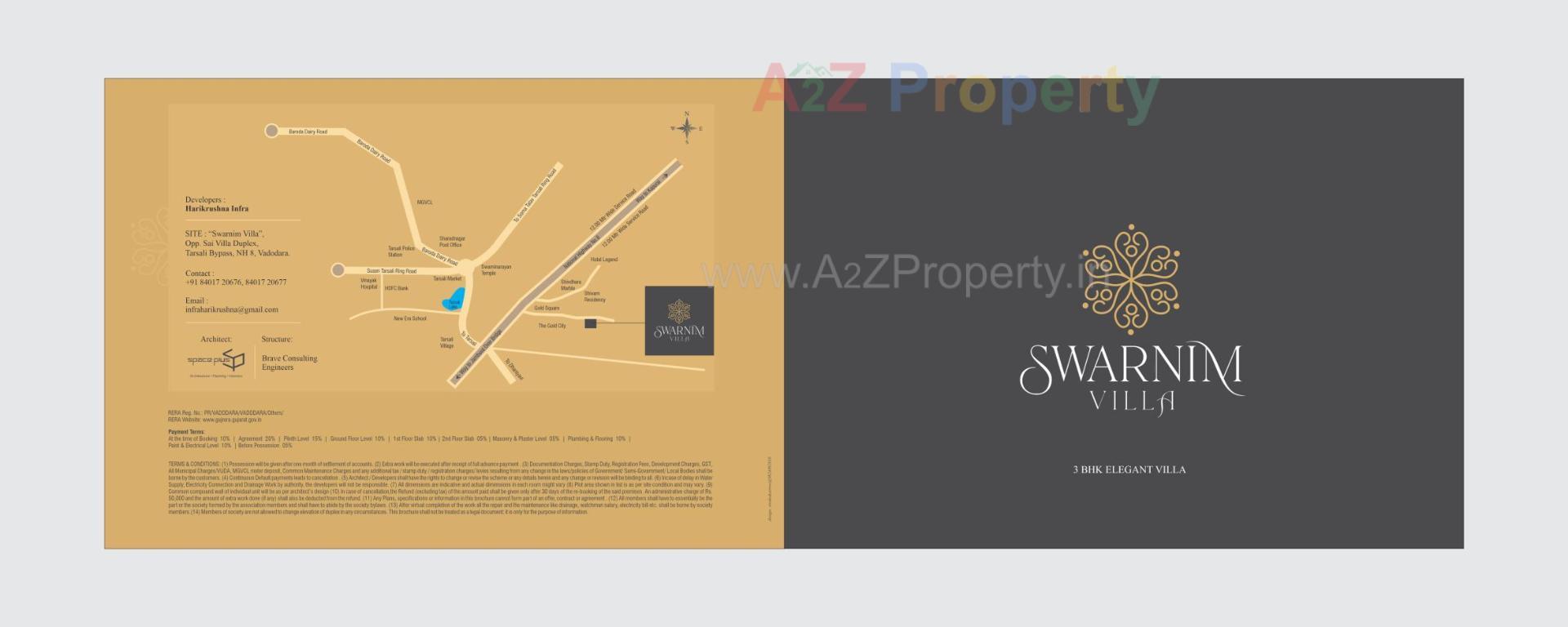  of real estate project Swarnim Villa located at Tarsali, Vadodara, Gujarat