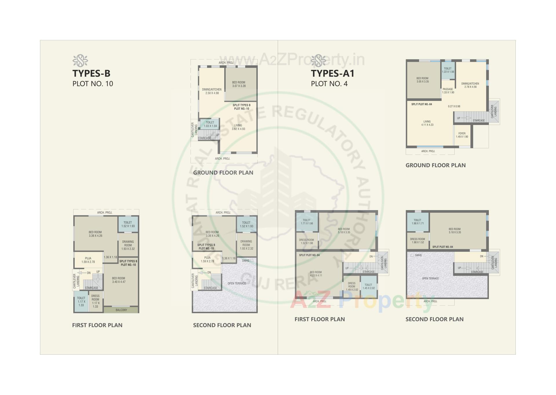 Layout of real estate project Swarup Villa located at Bil, Vadodara, Gujarat